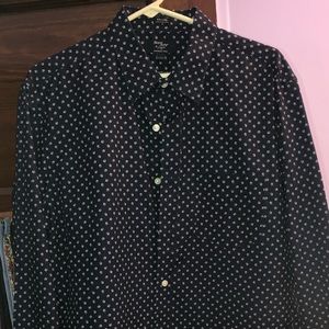 J Crew Dress Shirt L 16 - 16 1/2 Wrinkle Free